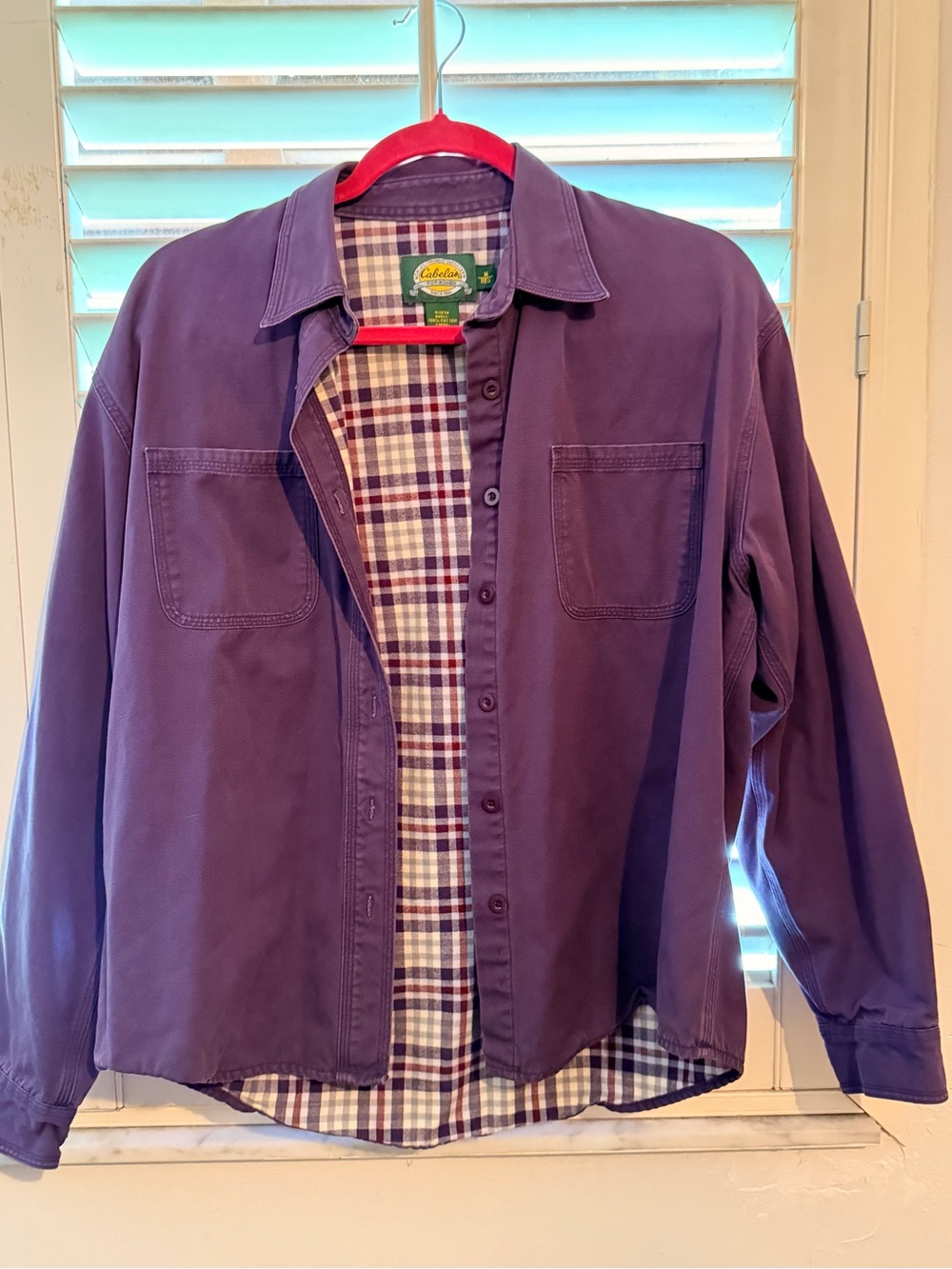 Cabela’s Women Gorpcore Button Down Down Shirt Jacket Size M